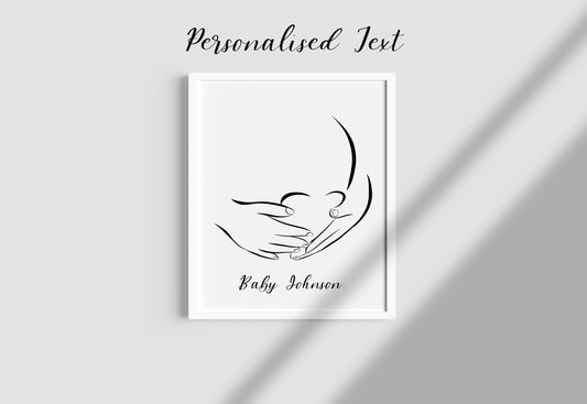 Pregnancy Line Art