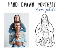 Load image into Gallery viewer, Custom Family Portrait From Photo
