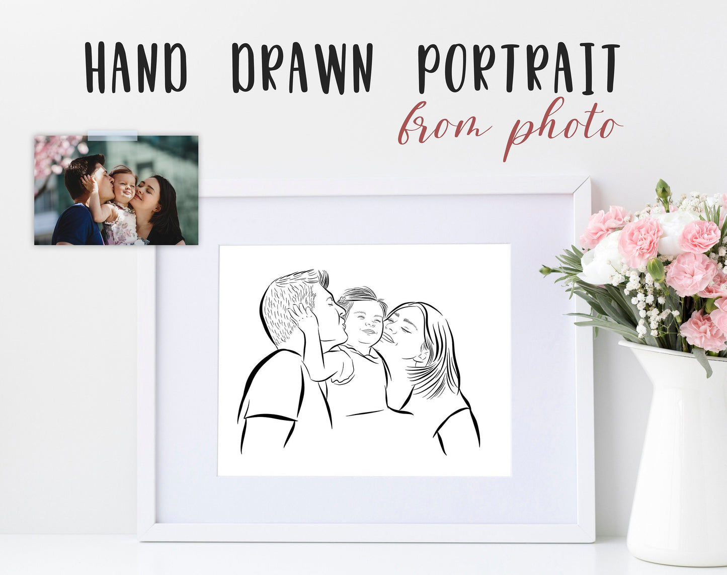 Custom Family Portrait From Photo