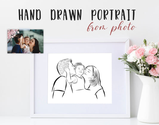 Custom Family Portrait From Photo